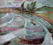 Edvard Munch Wave oil painting